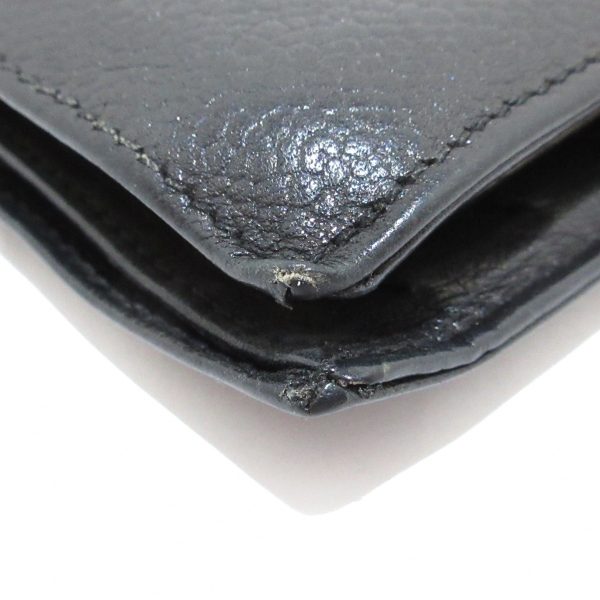 37763395 8 Chanel Bifold Coco Mark Caviar Skin Wallet Black