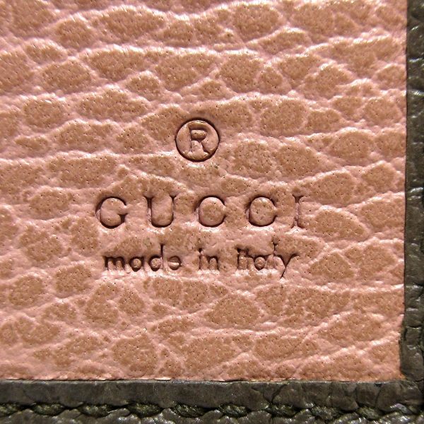 37763426 5 Gucci Swing Leather Wallet Dark Brown