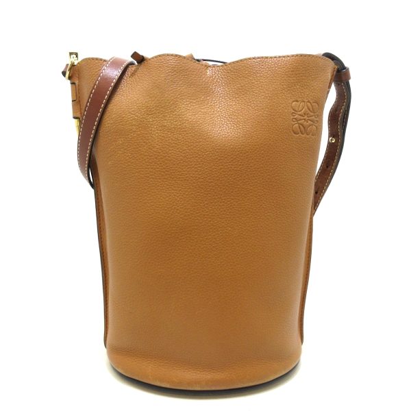 37768848 1 Loewe Gate Bucket Shoulder Bag Leather Brown