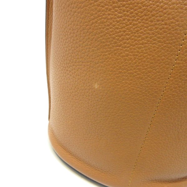 37768848 17 Loewe Gate Bucket Shoulder Bag Leather Brown