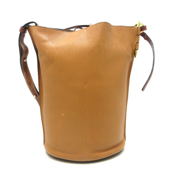 37768848 3 Loewe Gate Bucket Shoulder Bag Leather Brown