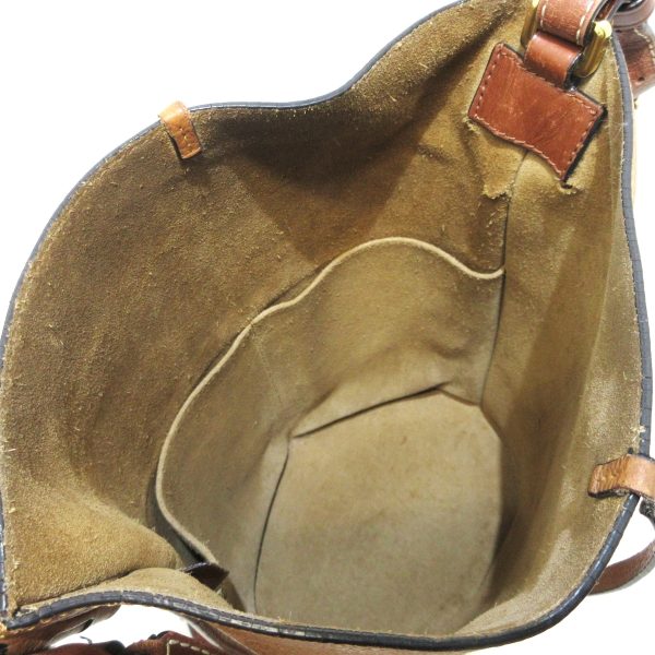 37768848 6 Loewe Gate Bucket Shoulder Bag Leather Brown