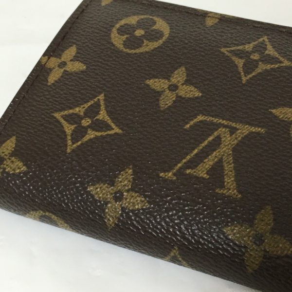 37769700 8 Louis Vuitton Portomone Viennese Canvas Bifold Wallet Brown