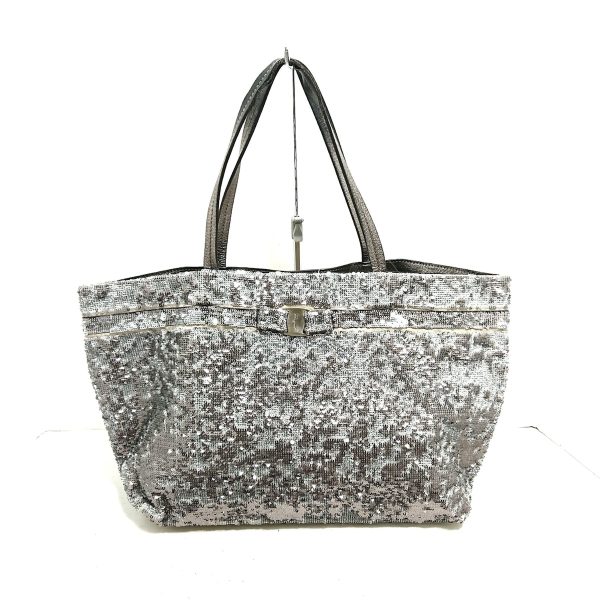 37775816 1 Salvatore Ferragamo Vara Tote Bag Silver