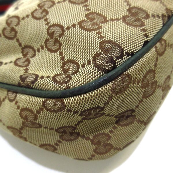 37779044 5 Gucci Gg Pattern Sherry Jacquard Shoulder Bag Beige