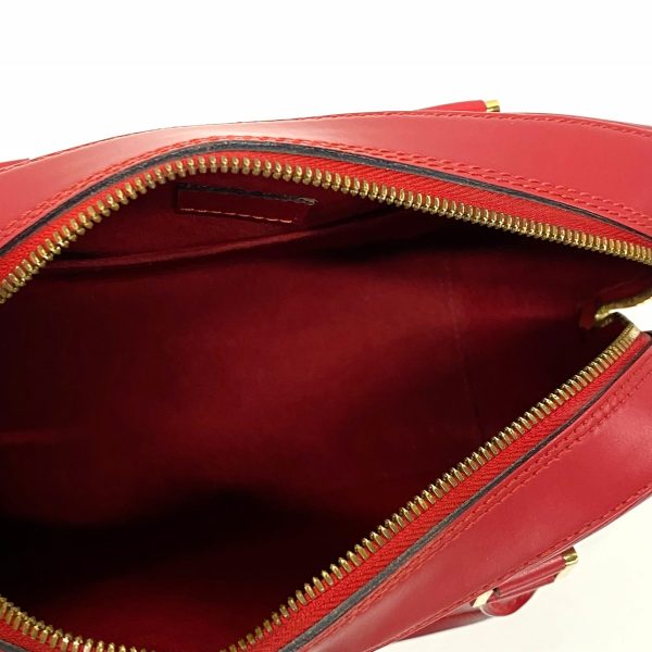 37783962 7 Louis Vuitton Sablon Leather Handbag Castilian Red