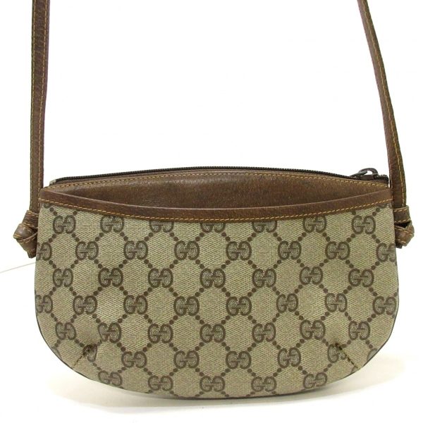 37788894 3 Gucci Old Gucci Shoulder Bag Gray Beige Dark Brown