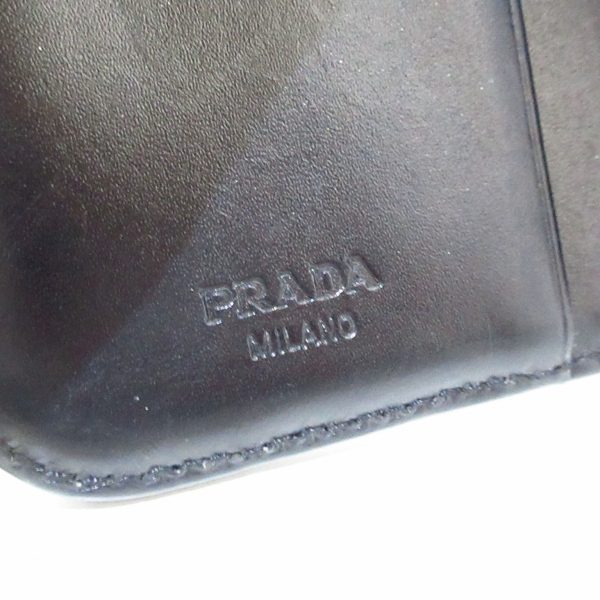 37788923 5 Prada Bifold Wallet Leather Black