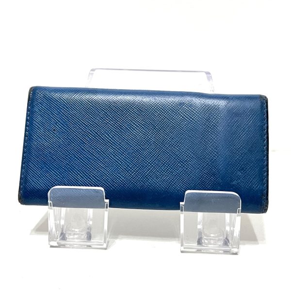 37790931 2 Prada Key Case Leather Blue