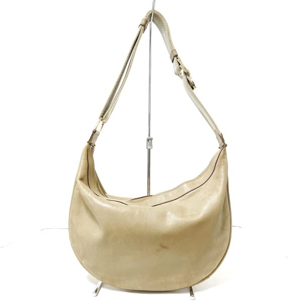 37790990 3 Gucci Leather Shoulder Bag Beige