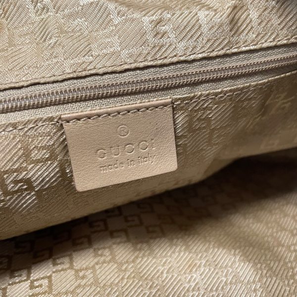 37790990 8 Gucci Leather Shoulder Bag Beige