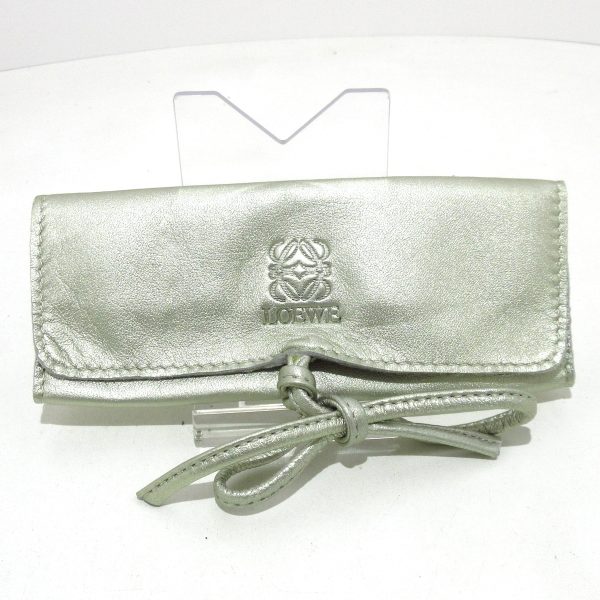 37791050 1 Loewe Accessory Case Leather Silver