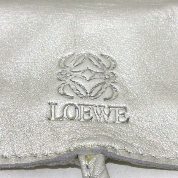 37791050 5 Loewe Accessory Case Leather Silver