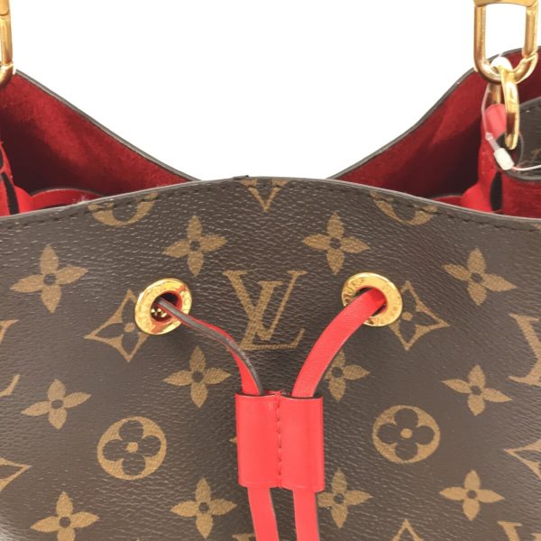 37794246 11 Louis Vuitton Neonoe Monogram Canvas Shoulder Bag Brown