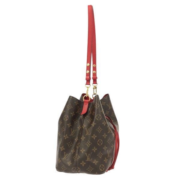 37794246 2 Louis Vuitton Neonoe Monogram Canvas Shoulder Bag Brown