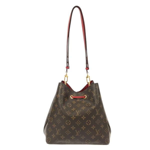 37794246 3 Louis Vuitton Neonoe Monogram Canvas Shoulder Bag Brown