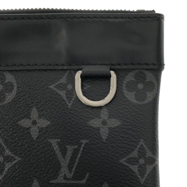 37795652 11 Louis Vuitton Pochette Discovery Clutch Bag Monogram Eclipse Canvas