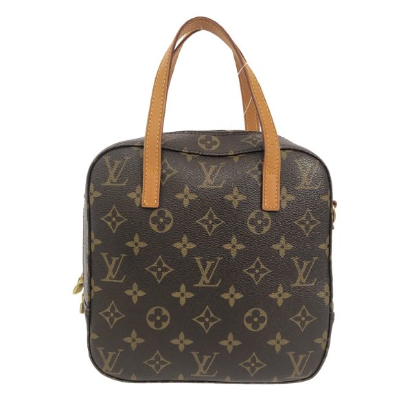 37798632 1 Louis Vuitton Spontini Monogram Canvas Handbag Brown