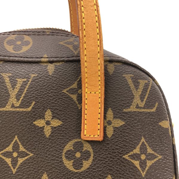 37798632 10 Louis Vuitton Spontini Monogram Canvas Handbag Brown