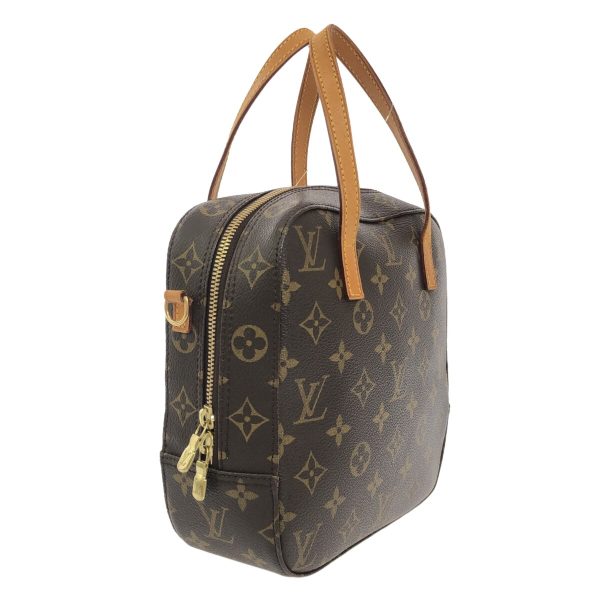 37798632 2 Louis Vuitton Spontini Monogram Canvas Handbag Brown