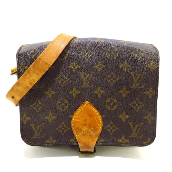 37798677 1 Louis Vuitton Cartesier Monogram Canvas Shoulder Bag Brown