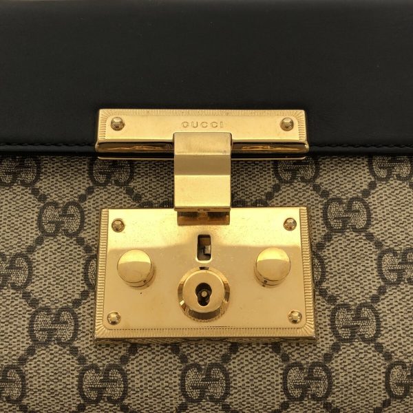 37798694 10 Gucci Padlock GG Supreme Shoulder Bag Beige