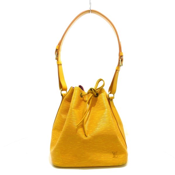 37798714 1 Louis Vuitton Noe Leather Shoulder Bag Jaune