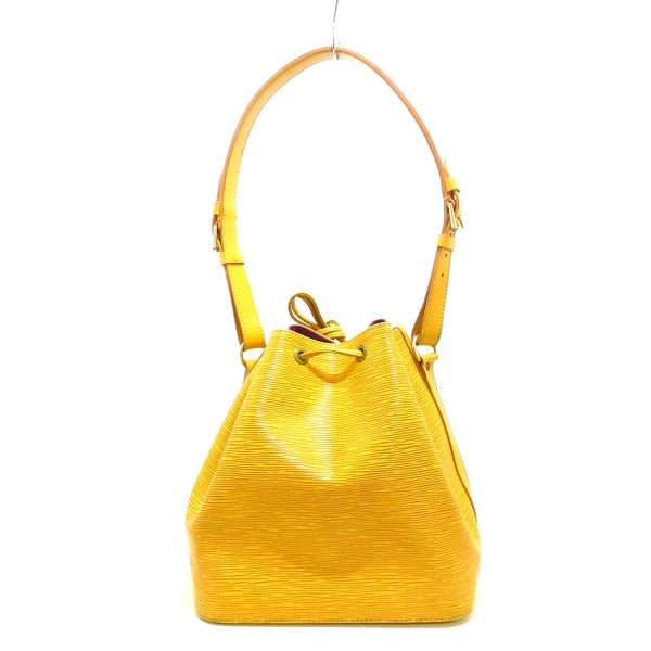 37798714 3 Louis Vuitton Noe Leather Shoulder Bag Jaune