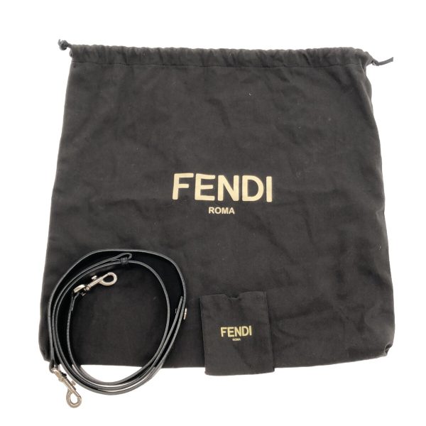 37799276 11 Fendi Handbag Leather Black