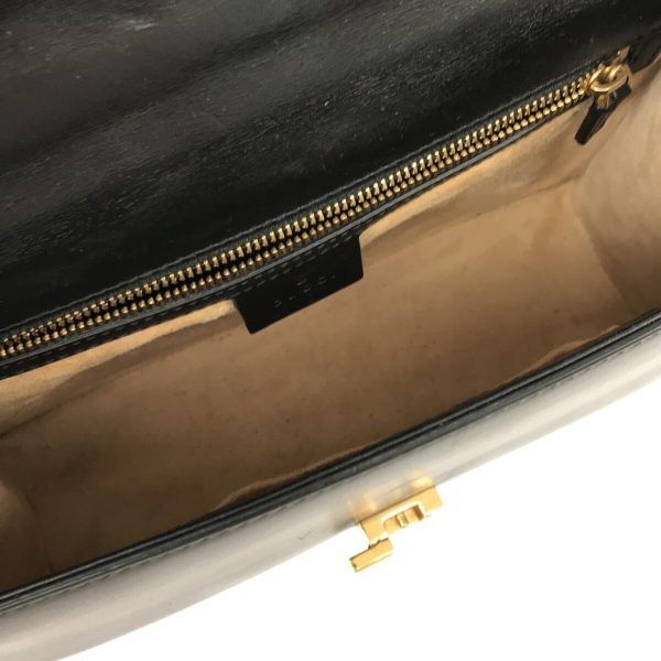 37799319 6 Gucci Sylvie Leather Shoulder Bag Black