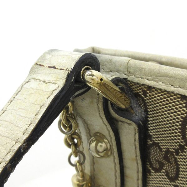 37799323 10 Gucci Gg Pattern Sherry Jacquard Shoulder Bag Beige