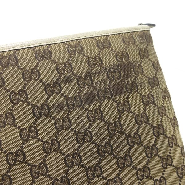 37799323 9 Gucci Gg Pattern Sherry Jacquard Shoulder Bag Beige