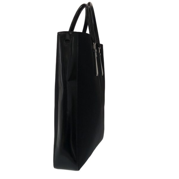 37801270 2 Prada Tote Bag Nylon Leather Black