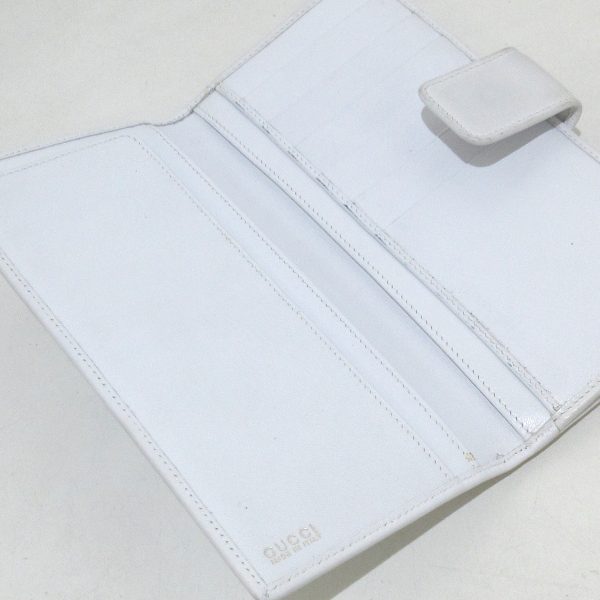 37806190 3 Gucci Horsebit Leather Wallet White