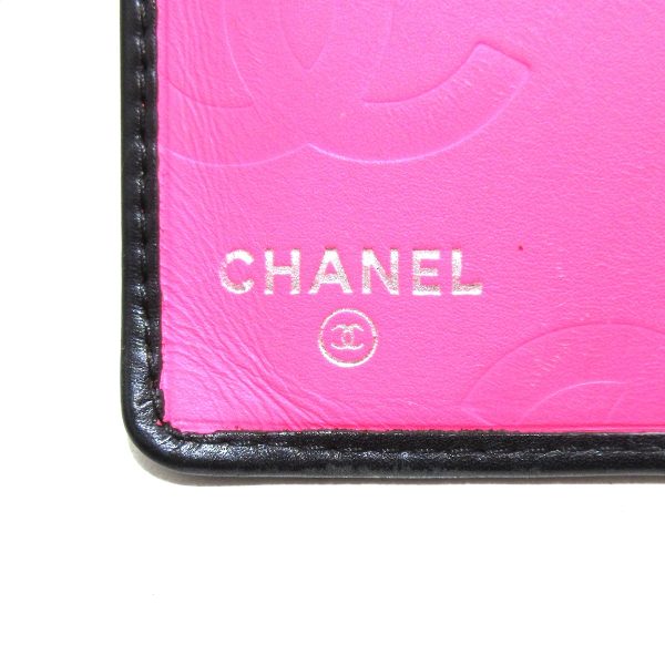 37806191 5 Chanel Cambon Line Long Wallet Lambskin Black