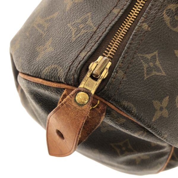 37811042 11 Louis Vuitton Speedy Monogram Canvas Handbag Brown