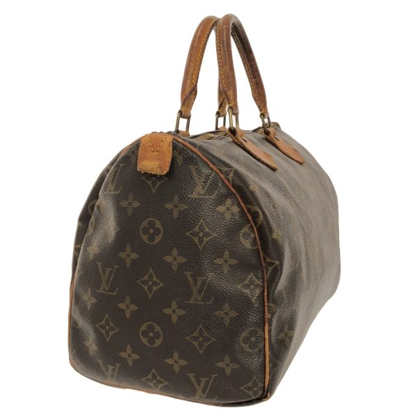 37811042 2 Louis Vuitton Speedy Monogram Canvas Handbag Brown