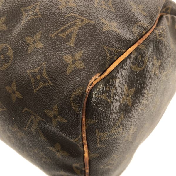 37811042 5 Louis Vuitton Speedy Monogram Canvas Handbag Brown