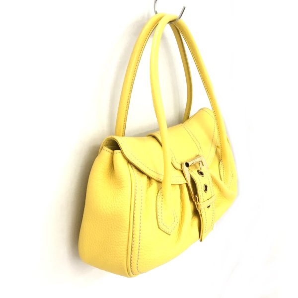 37811211 2 Celine Large Chouquette Leather Handbag Yellow