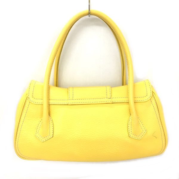 37811211 3 Celine Large Chouquette Leather Handbag Yellow