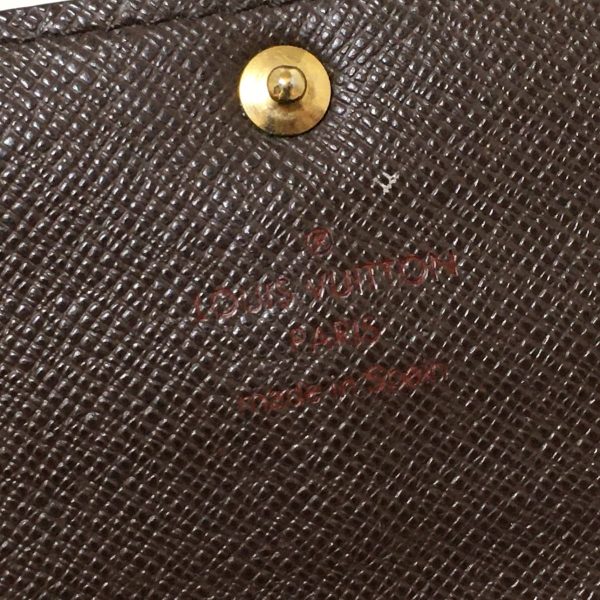 37811345 5 Louis Vuitton Portefeuille Sara Damier Canvas Long Wallet Ebene