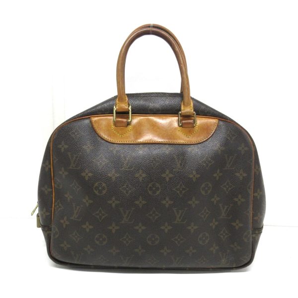 37811572 3 Louis Vuitton Deauville Monogram Canvas Handbag Brown