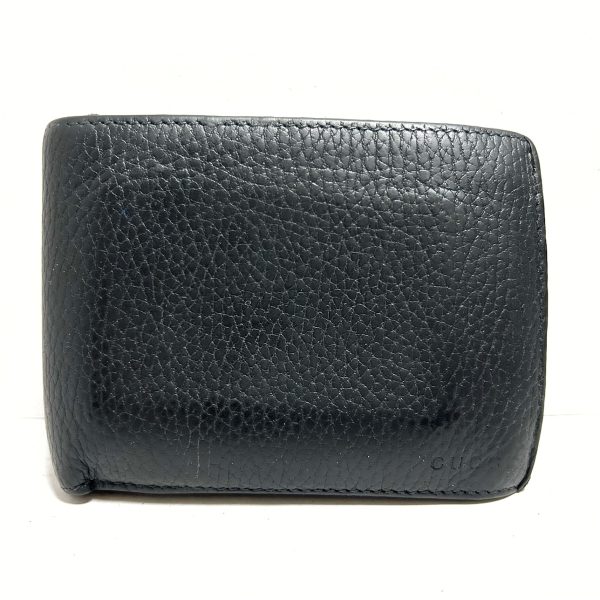 37818219 1 Gucci Leather Bifold Wallet Black