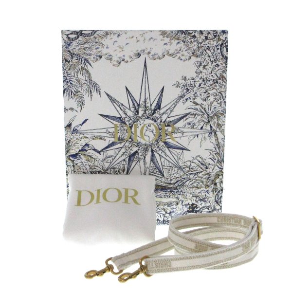 37821717 10 Dior Book Tote Mini Phone Bag Ivory Gold