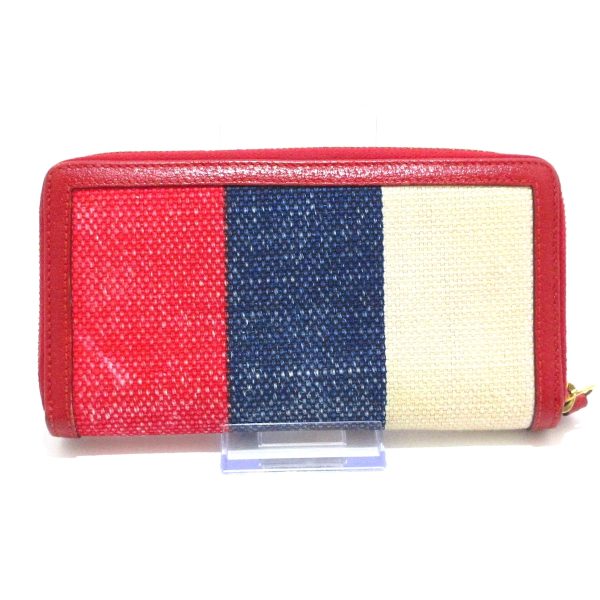 37822236 2 Gucci Print Canvas Wallet Red