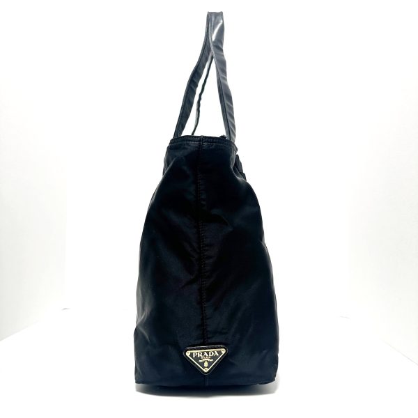 37822639 2 Prada Shoulder Bag Nylon Leather Black