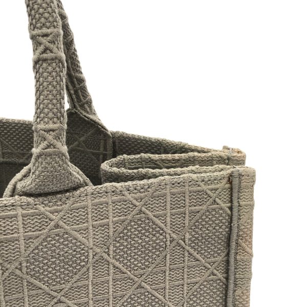 37824592 10 Dior Book Tote Medium Bag Gray Jacquard