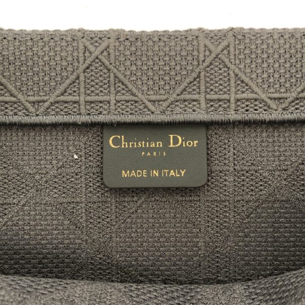 37824592 7 Dior Book Tote Medium Bag Gray Jacquard