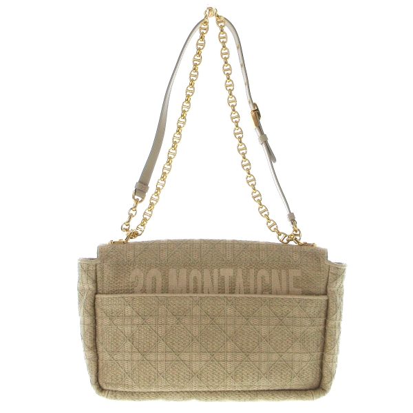 37824601 3 Dior Dior Caro Shoulder Bag Beige Jacquard