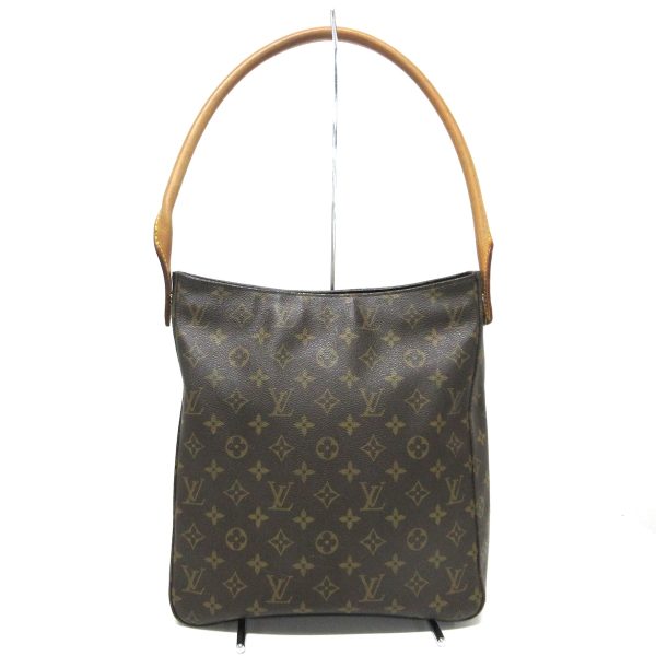 37826171 1 Louis Vuitton Looping Monogram Canvas Shoulder Bag Brown